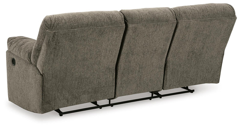 Ashley Furniture Alphons living room set with sofa and armchair, featuring neutral upholstery and modern design.