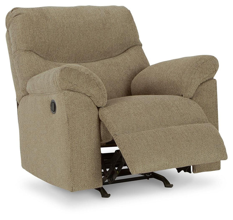 Ashley Furniture Alphons living room set with open-angle sofa and matching chairs, featuring plush cushions and modern design.