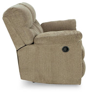Ashley Furniture Alphons living room set with sofa and armchair in neutral fabric, modern design, and plush cushions.