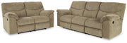 Ashley Furniture Alphons living room set with a sofa, loveseat, and armchair featuring plush cushions and modern design.