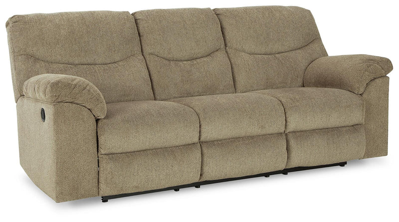 Ashley Furniture Alphons living room set featuring a sectional sofa with plush cushions and modern design in neutral tones.