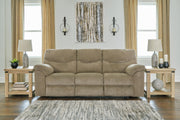 Ashley Furniture Alphons living room set with sofa and armchair, featuring neutral upholstery and modern design.