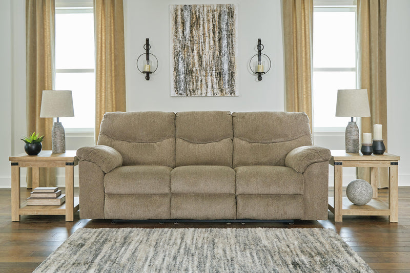 Ashley Furniture Alphons living room set with sofa and armchair, featuring neutral upholstery and modern design.