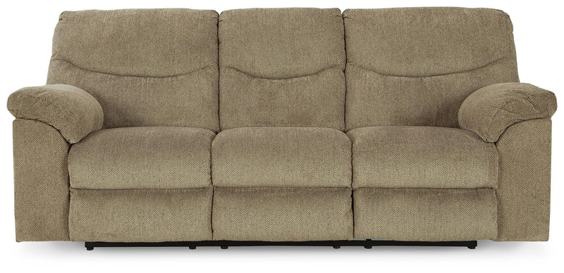 Ashley Furniture Alphons living room set with a sofa and armchair, featuring modern upholstery and stylish design.