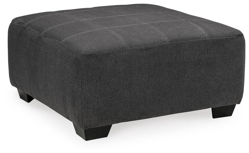 Ashley Furniture Ambee living room set featuring a sofa and loveseat with plush cushions and modern design.
