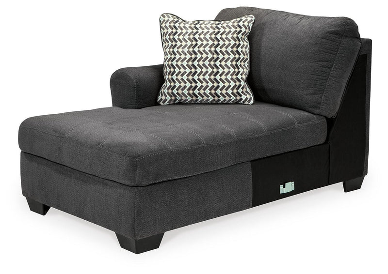Ashley Furniture Ambee Living Room Set with sofa and armchairs, featuring neutral upholstery and modern design.