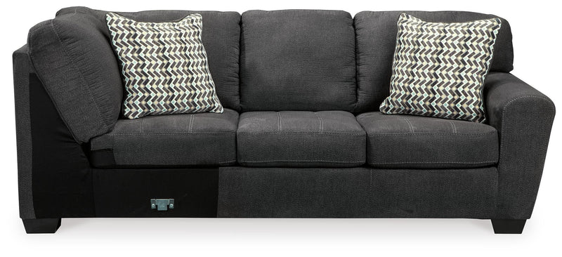 Ashley Furniture Ambee living room set with sofa, loveseat, and armchair in stylish upholstery for modern home decor.