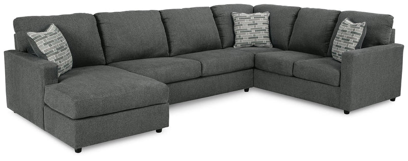 Ashley Furniture Edenfield living room set with sofa and loveseat, featuring neutral upholstery and modern design.