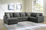 Ashley Furniture Edenfield living room set with sofa and loveseat in a cozy, modern design, shown in a well-lit living space.