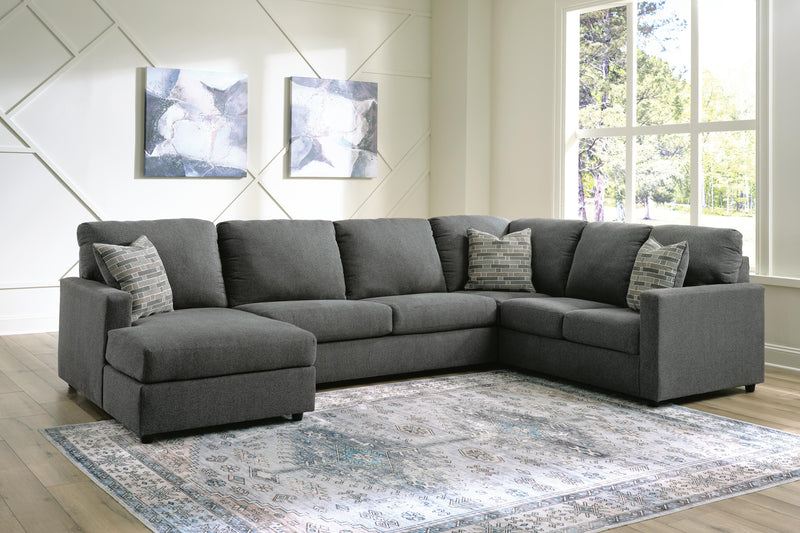 Ashley Furniture Edenfield living room set with sofa and loveseat in a cozy, modern design, shown in a well-lit living space.