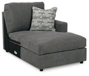 Ashley Furniture Edenfield living room set with sofa and armchair, featuring neutral upholstery and modern design.