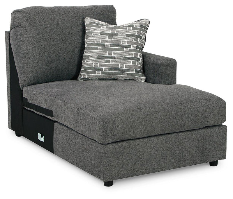 Ashley Furniture Edenfield living room set with sofa and armchair, featuring neutral upholstery and modern design.
