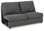 Ashley Furniture Edenfield living room set with a sofa and loveseat, stylish upholstery and modern design, angled view.