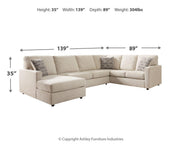 Ashley Furniture Edenfield living room set with plush sofa and matching armchair in a cozy, modern design.