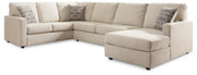 Ashley Furniture Edenfield living room set with sofa and armchair, upholstered in soft fabric, in a cozy modern design.