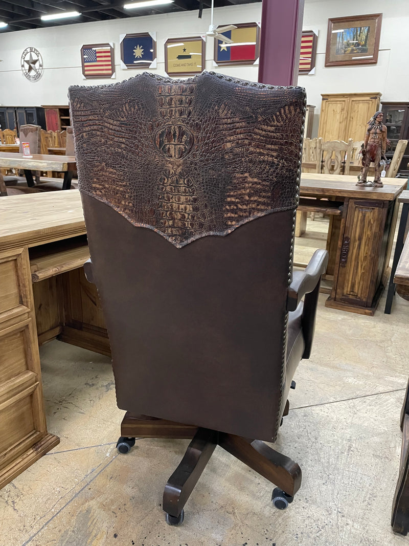Office Leather Chair by Texas Barstool