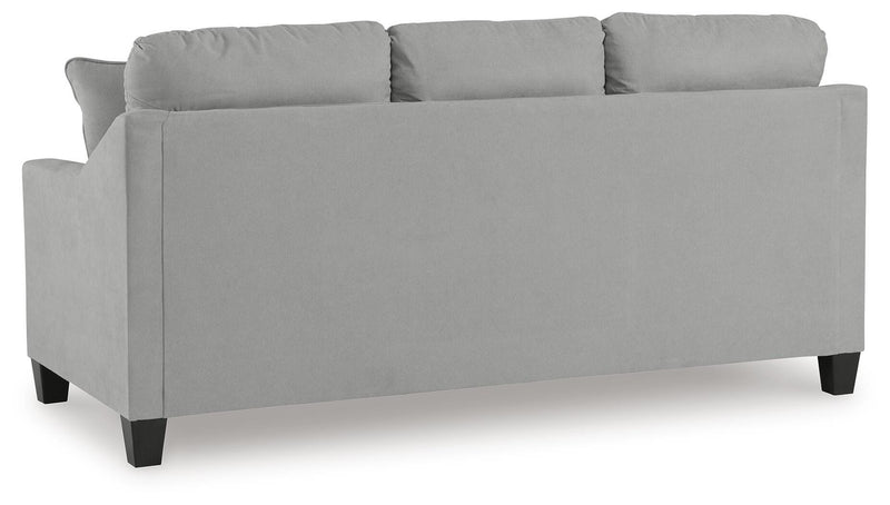 Ashley Furniture Adlai Sofa Sleeper with plush fabric, back view showing the sofa's sleeper mechanism and stylish design.