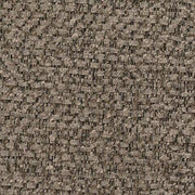 Ashley Furniture Triston-Peaks Ottoman in neutral fabric with a plush, tufted top and wooden legs, suitable for living room decor.