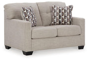 Ashley Furniture Mahoney living room set featuring a stylish sofa and matching armchair in a modern design.