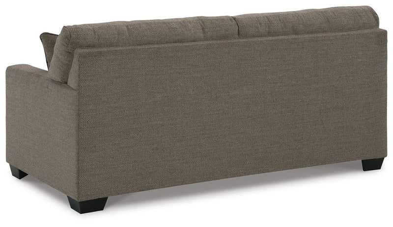 Ashley Furniture Mahoney living room set with sofa and armchair, featuring neutral upholstery and modern design.