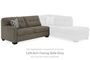 Ashley Furniture Mahoney 2-Piece sectional with chaise, featuring plush cushions and modern design for comfortable living space.
