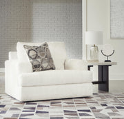 Oversized Ashley Furniture Karinne Chair featuring plush upholstery and a modern design, perfect for living room seating.