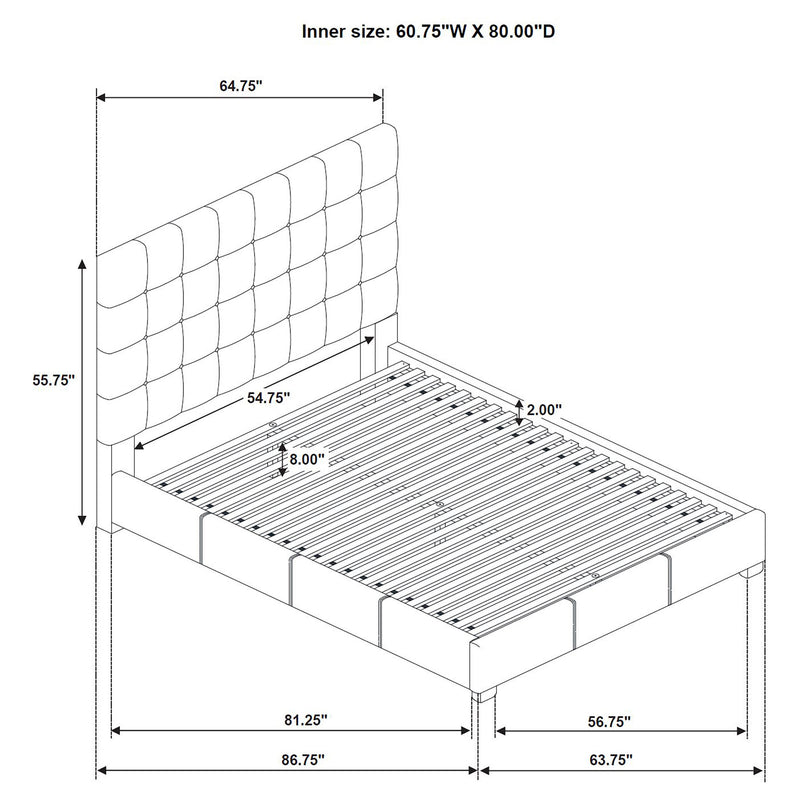 Medley Panel Platform Bed