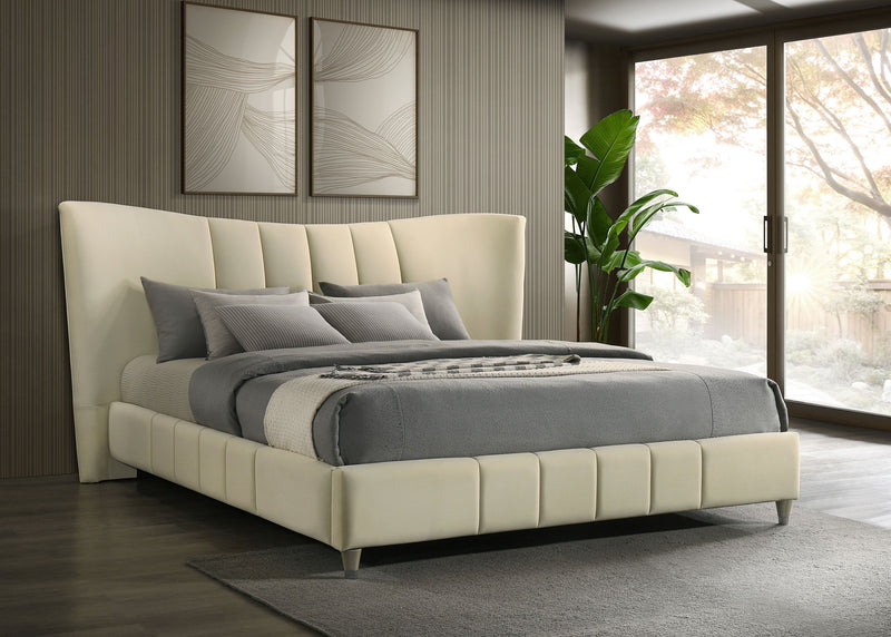 Evelyn Panel Platform Bed