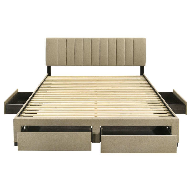 Wheatland Panel Platform Storage Bed