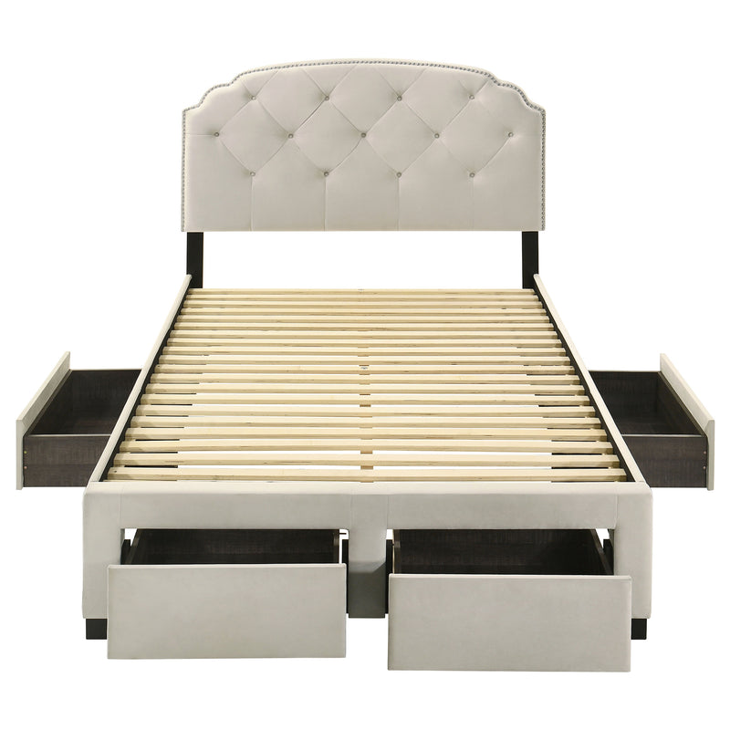 Marianna Panel Platform Storage Bed