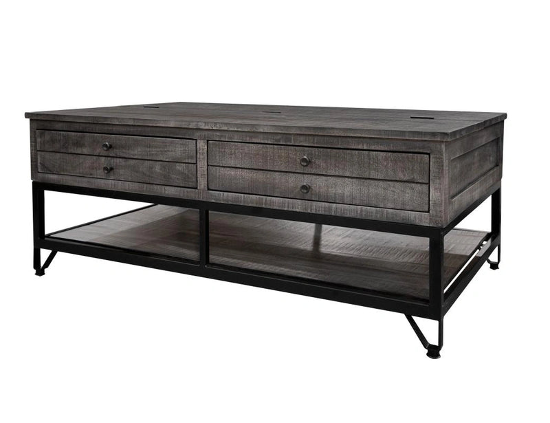 Moro Cocktail Table w/2 Drawer and Storage