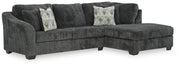 Ashley Furniture Biddeford living room set with plush sofas and coordinated coffee table in a modern design.
