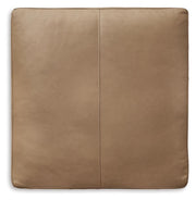 Ashley Furniture Bandon oversized accent ottoman with soft fabric top and sturdy base, ideal for living room decor.