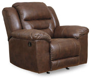 Ashley Furniture Stoneland living room set with sofa and loveseat in neutral fabric, modern design and plush cushions.