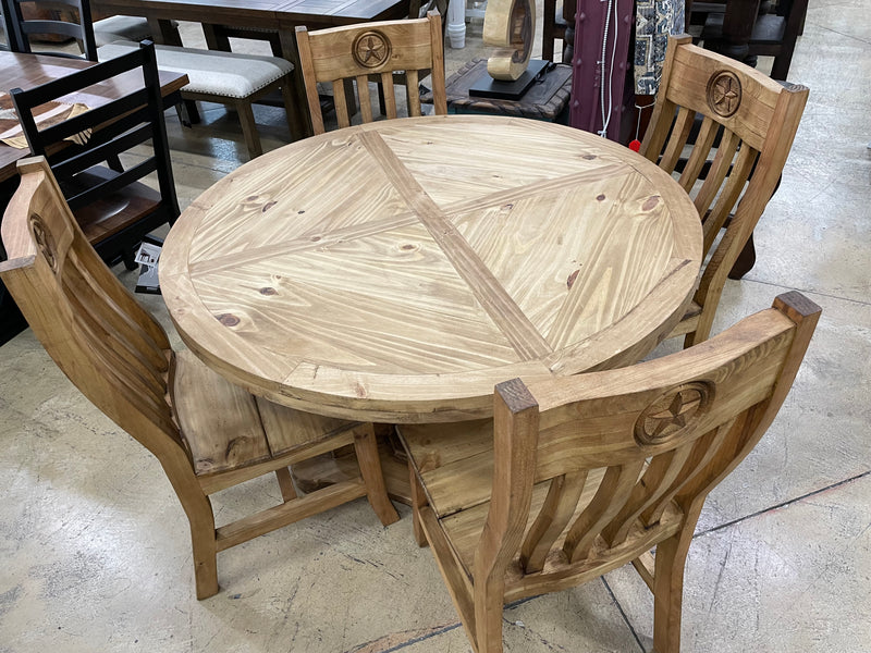Round Sta. Rita 48” Round Dining Set – 5 Piece