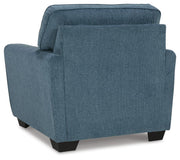 Ashley Furniture Cashton living room set with sofa and loveseat featuring neutral fabric and modern design.