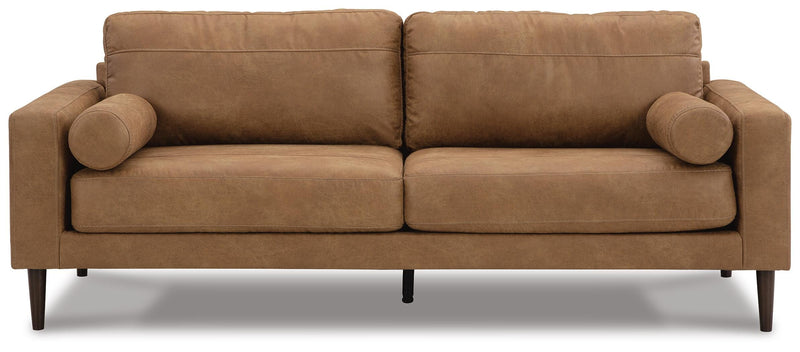 Ashley Furniture Telora living room set with sofa and loveseat, featuring plush cushions and modern design.