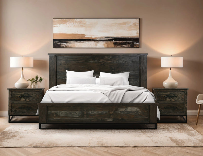 Dark Teak, Queen Bed