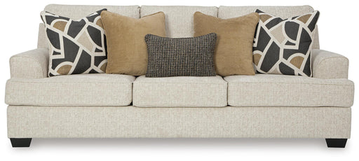 Ashley Furniture Heartcort sofa with plush cushions and contemporary design, shown from a front head-on view.