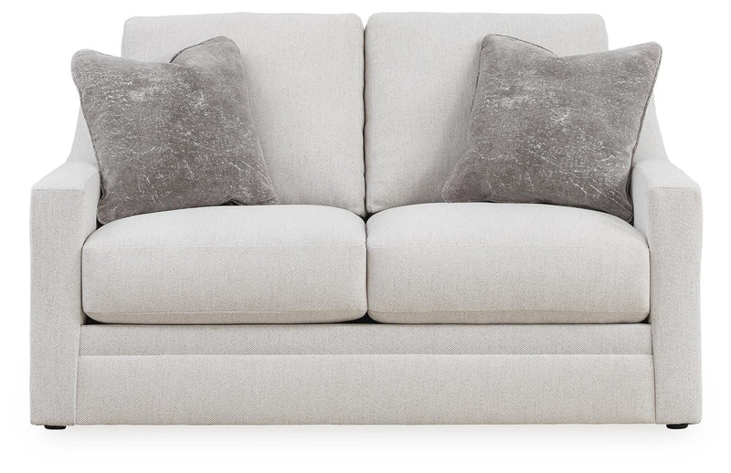 Ashley Furniture Maitelynn upholstery package featuring a stylish living room set with sofa and chairs in a modern design.