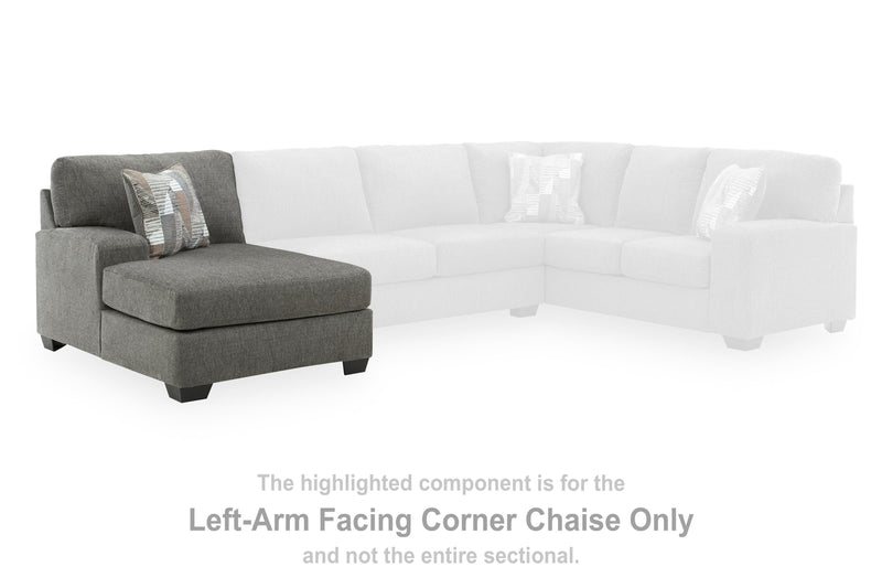 Ashley Furniture Clarington Super Chaise sectional with plush upholstery and modern design, featuring multiple seating sections.