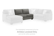 Ashley Furniture Clarington sectional with double chaise, featuring plush cushions and modern design in a spacious living room setting.