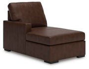 Ashley Furniture McDowlan sectional with chaise, showing a modern fabric sofa with a spacious seating area and chaise lounge.