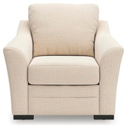 Ashley Furniture Lango living room set featuring a sofa and loveseat with plush cushions and modern design.