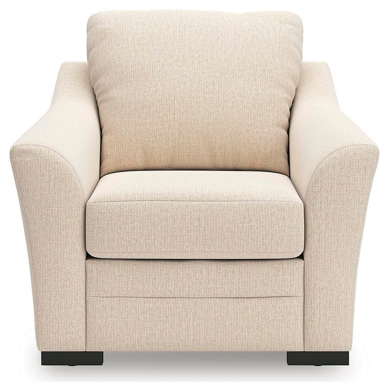 Ashley Furniture Lango living room set featuring a sofa and loveseat with plush cushions and modern design.