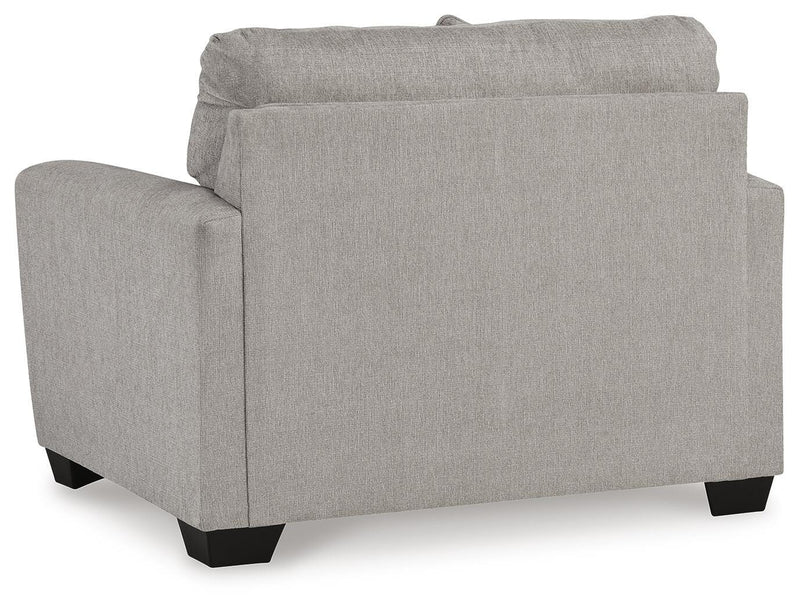 Ashley Furniture Avenal Park living room set with sofa and loveseat, featuring plush cushions and modern design.