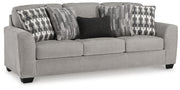 Ashley Furniture Avenal Park living room set with sofa and armchair, in a cozy, modern living room arrangement.