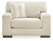Ashley Furniture Maggie oversized chair with plush upholstery and wide seating, shown from a head-on view.