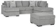 Ashley Furniture Casselbury living room set with plush sofa and matching armchair in a cozy, modern design.