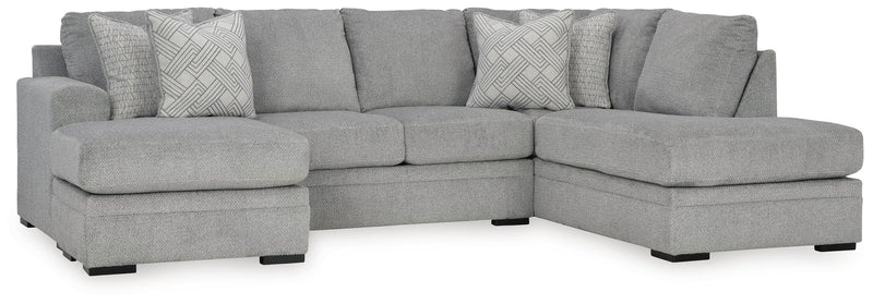 Ashley Furniture Casselbury living room set featuring a sofa and loveseat with plush cushions and stylish upholstery.